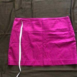 Express magenta mini skirt